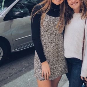 Lotti Moss Mini Cheetah print dress